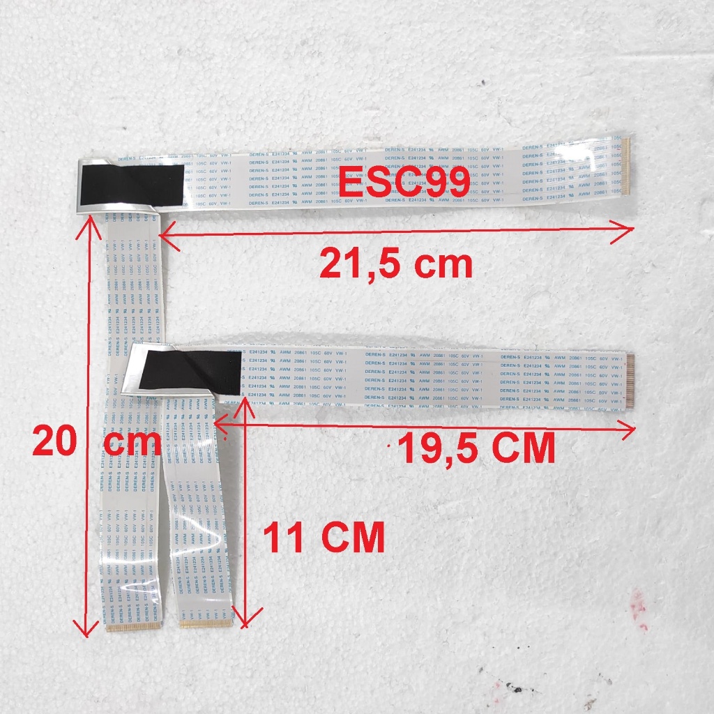Coocaa สายเคเบิลยืดหยุ่น เป็นแผงทีวี LED 50E2000 50 pin