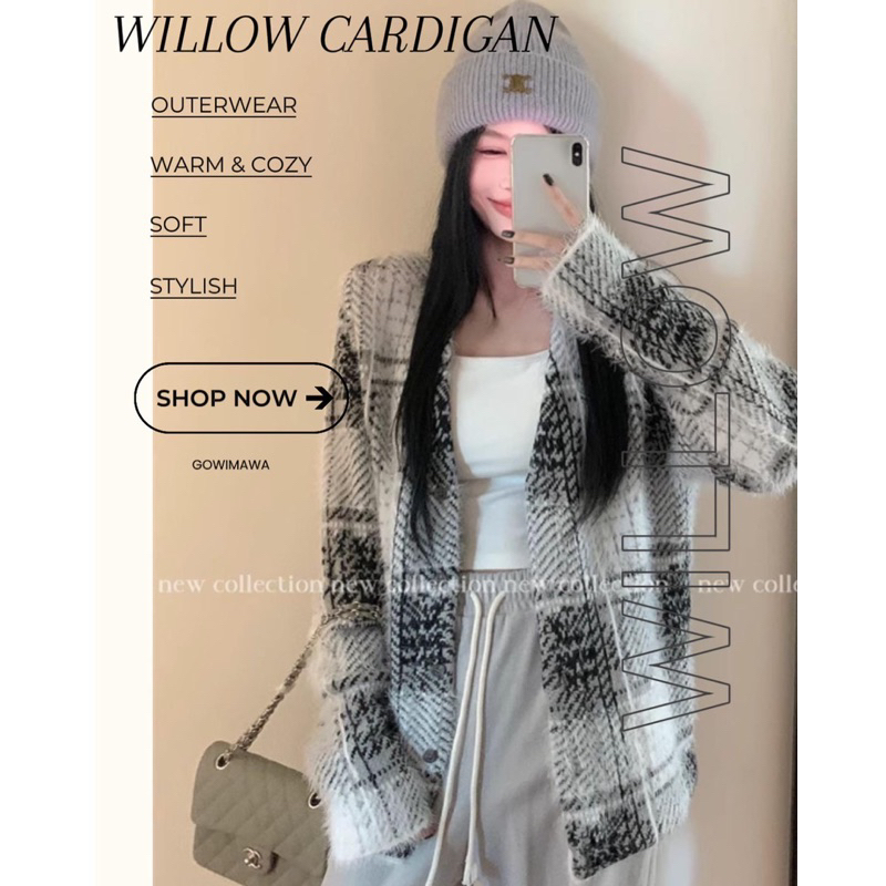 Willow Cardigan /คาร์ดิแกนสไตล์เกาหลี