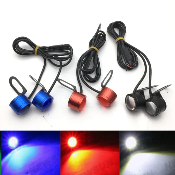 MATA LED EAGLE EYE BLINKING 3 LED DRL EAGLE EYE FLASH รถสากล รถจักรยานยนต์