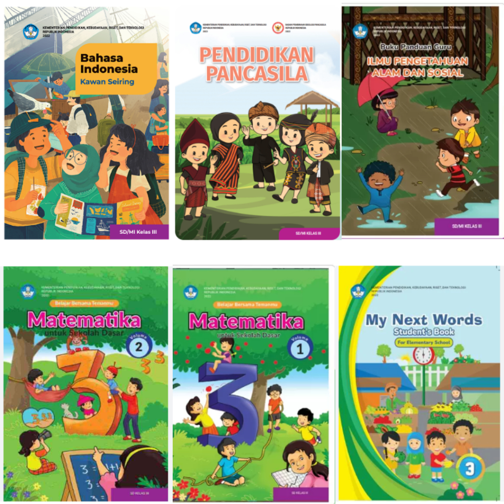 INDEPENDENT CURRICUM BOOK PACKAGE FOR ELEMENTARY SCHOOL/MI GRADE 3 เบรกต์ 6 SUBJECTS (B.IND, MTK VOL