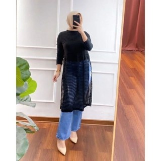 RUBBY TUNIK BLADER RAJUT BELAH PINGGIR PREMIUM TERBARU TERKINI MURAH/BEST SELLERR
