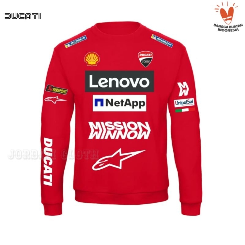 Ducati Moto Gp Team Hoodie Jacket เสื้อกันหนาว