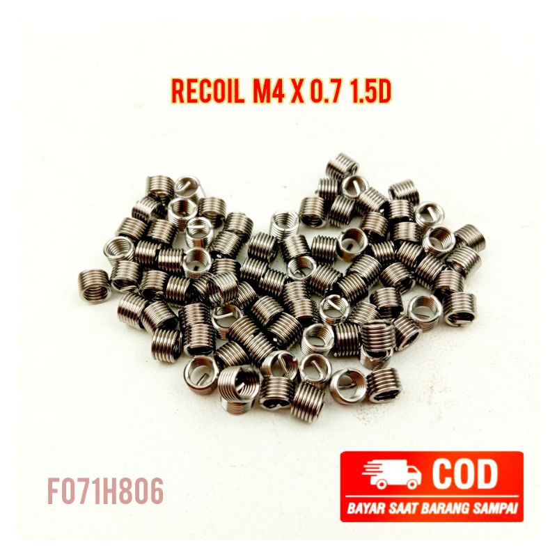 10 ชิ้น Recoil Key Bolts 7 recoil M4x0.7 1.5D เส้นผ่านศูนย์กลางภายนอก 4.19 มม.ความยาว 4.3 มม.