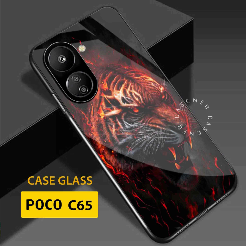 Poco C65 Soft Case Glass - เคส Poco C65 - N170