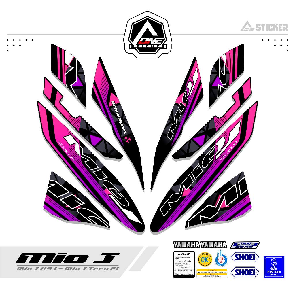 Striping YAMAHA MIO J 115i 2014 2015 MOTIF 6 / สติ๊กเกอร์ MIO J / สติ๊กเกอร์ / STRIPING MIO / MIO J 