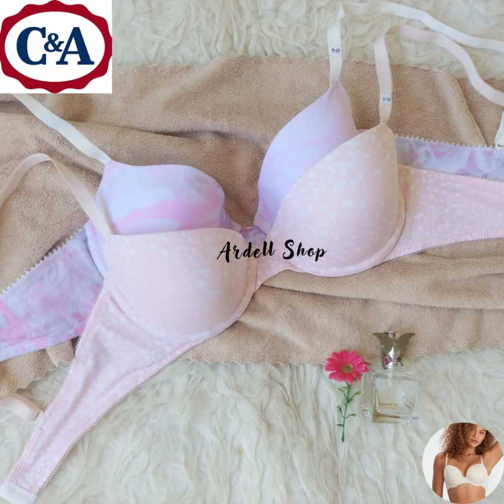 CC WOMENS UNDERWEAR BRA C&A SAMPLE ABSTRACT MOTIF CUP 32B 34B 40C 42C WWA