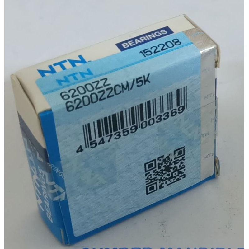การแบก NTN 6200 ZZ**