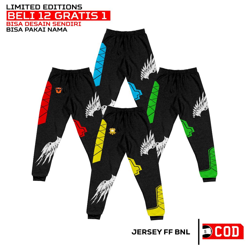 กางเกง Ff enjel / JOGGER PANTS GAME FREE FIRE SUBLIM