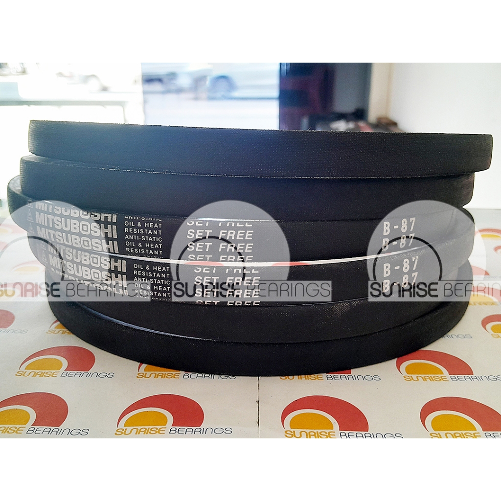 V-belt Mitsuboshi B87. เข ็ มขัดสายพัดลม