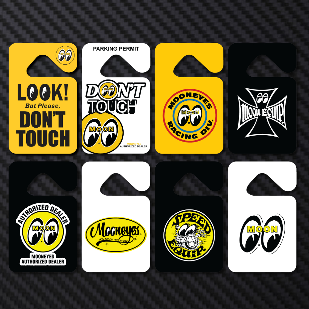 Gantungan ที่แขวนกระจกรถยนต์ MOONEYES ที่จอดรถ Permit ที่แขวนกระจกรถยนต์ตกแต่งภายในกระจกกลาง