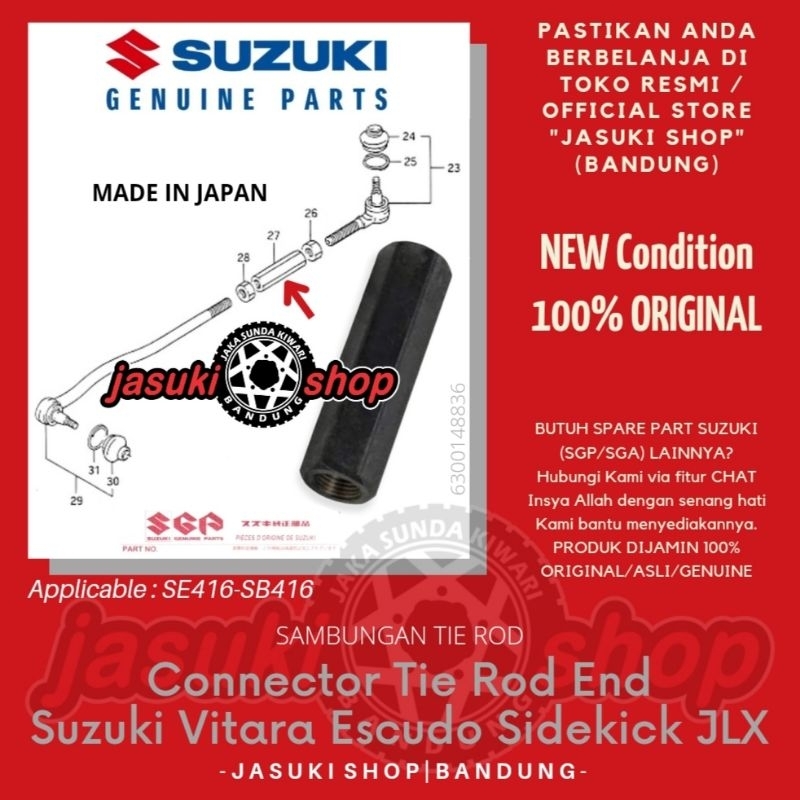 ก้านเชื่อมปลายคันโยก ของแท้ สําหรับ Suzuki Vitara Escudo Sidekick Nomade JLX EPI SE416 SB416 SGP