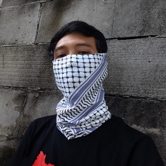 Buff Keffiyeh / Buff Kuhiya / Bandana Keffiyeh / Bandana / Buff Palestine / Bandana Palestine - มาส์