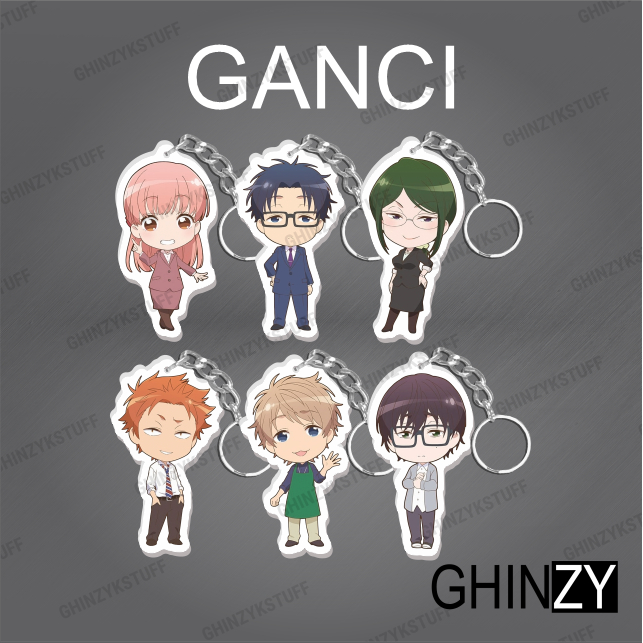 GANTUNGAN Wotakoi พวงกุญแจอนิเมะอะคริลิค Series 3 Narumi Hirtaka Ghinzykstuff