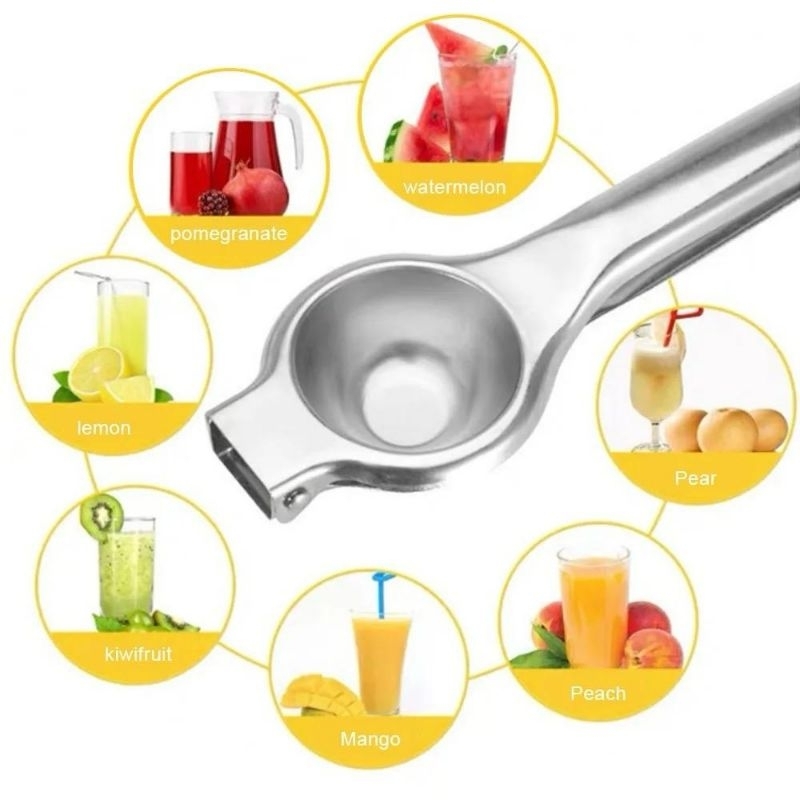LEMON SQUEEZER STAINLESS LEMON SQUEEZER LIME LIME SQUEEZER PREMIUM QUALITY LONG-LASTING KITCHEN TOOL