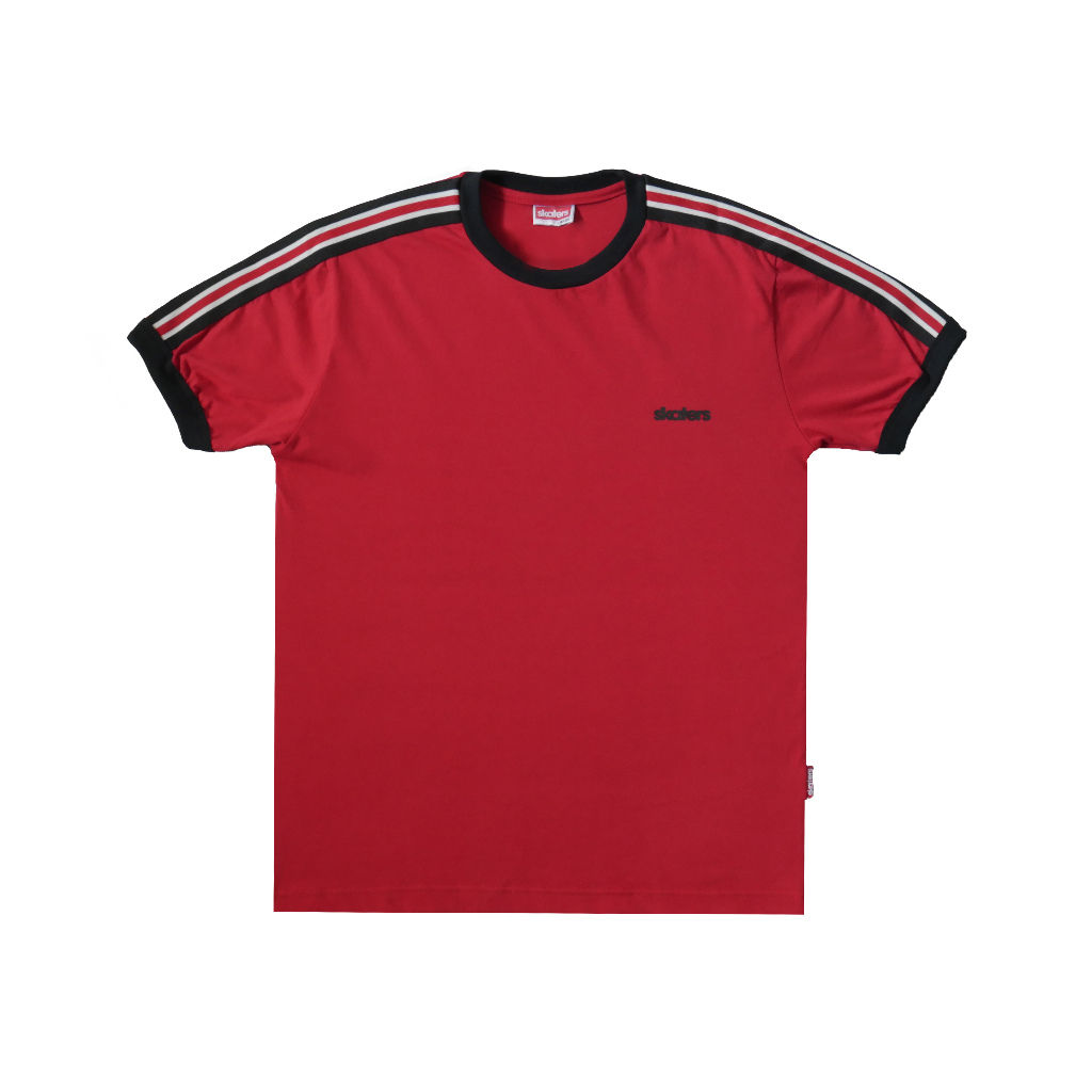 เสื้อยืด ลาย Skaters RC Fred 01 XB022 สีแดง สีดํา