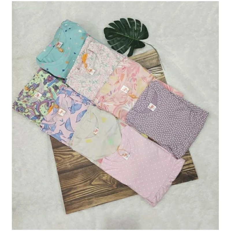 KATUN Passion Flower เดรสพิมพ์ลายน่ารักสําหรับเด็กผู้หญิงผ้าฝ้าย