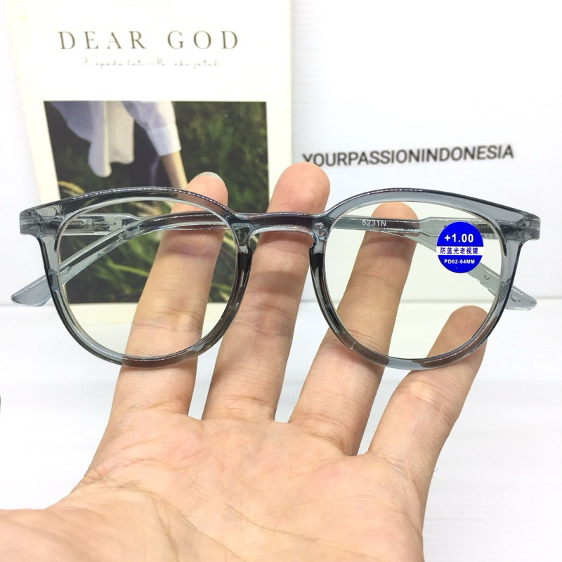 แว่นอ่านหนังสือ 5231N +1.00 ถึง +3.00 แว่นตาอ่านหนังสือรูปไข่สําหรับผู้ชายและผู้หญิง