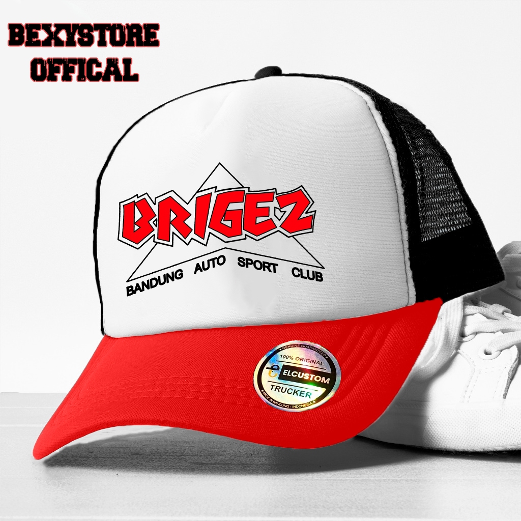 Brigezz Mph Trucker Hat / Band Hat / Baseball Hat / Trucker Hat / Distro Mesh Hat / Premium Hat / Sc