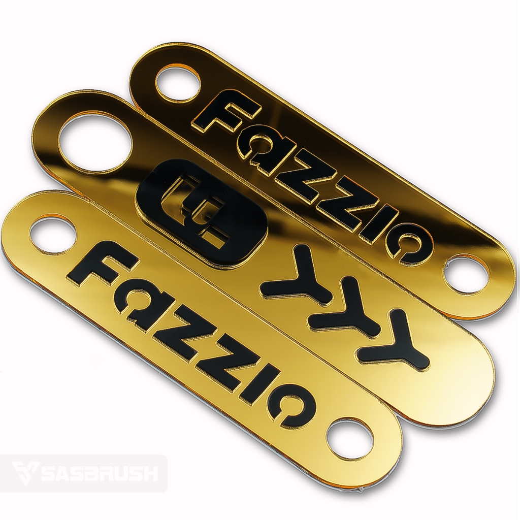 Yamaha fazzio garnish Front Side panel Cover - fazio gold garnish
