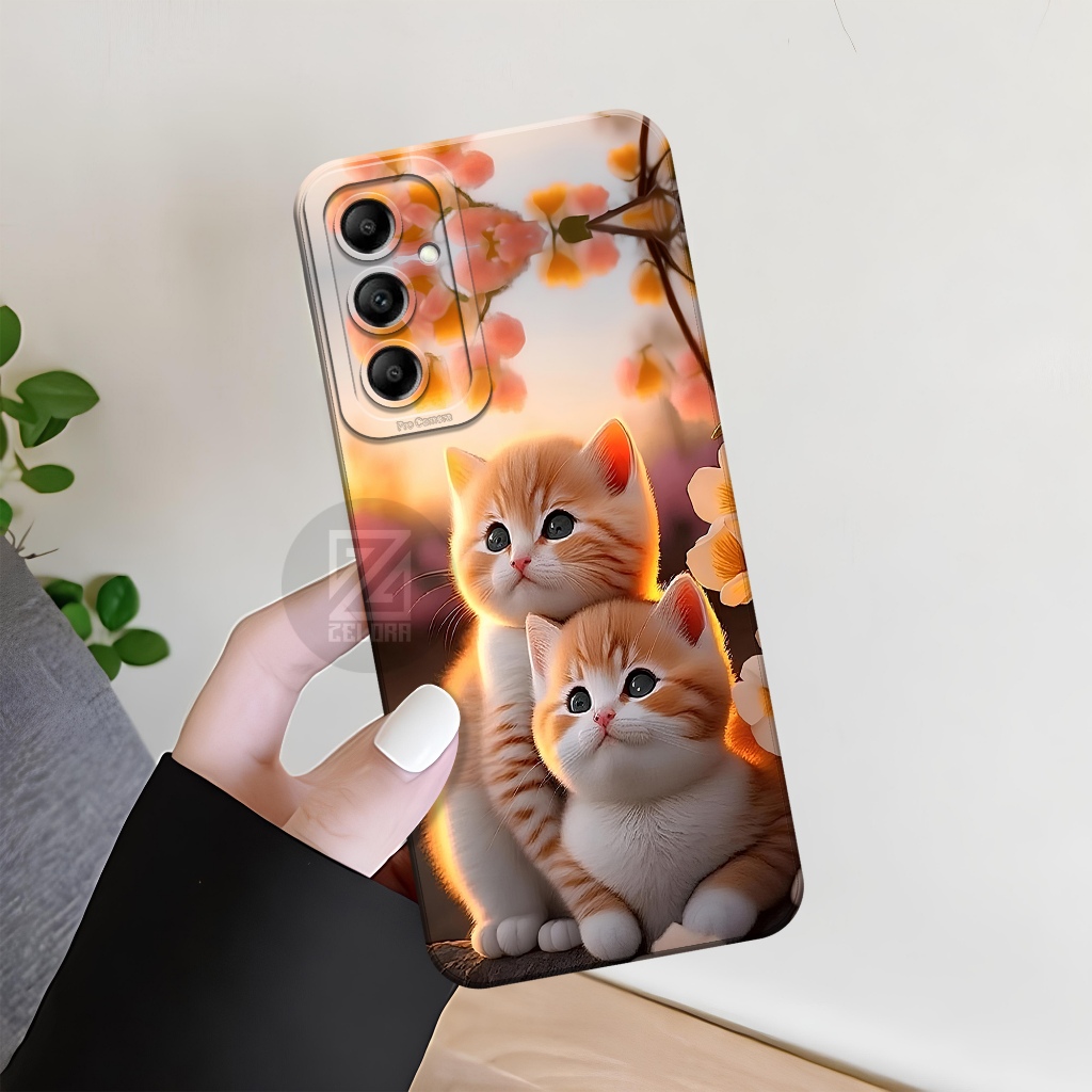 เคส HP Samsung Galaxy A14 4G - เคสแมวแฟชั่น - เคส Samsung A14 4G - Samsung Galaxy A14 4G Softcase - 