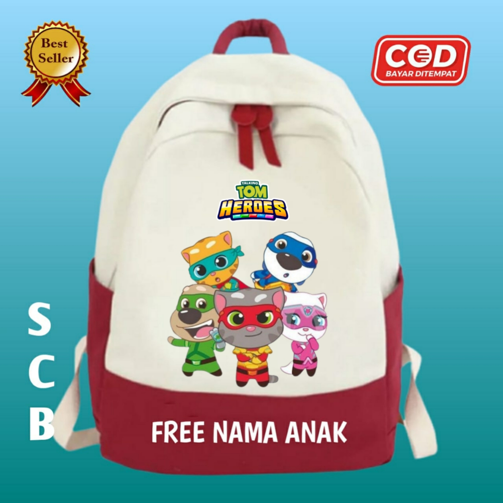 Talking TOM HERO DASH CHILDRENS SCHOOL BACKPACK BACKPACK