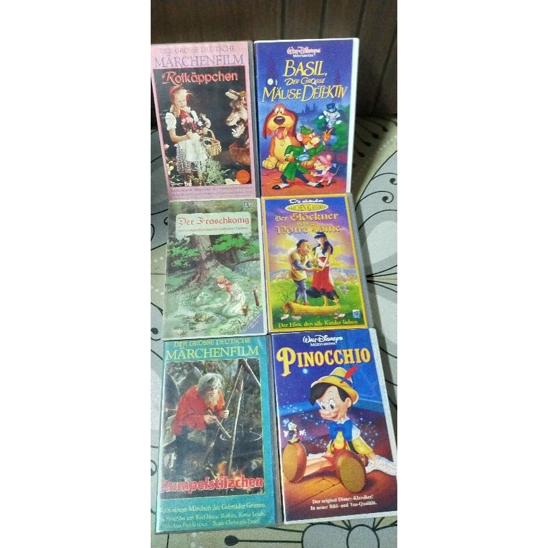 ฟิล์มการ์ตูน VHS โรงเรียนเก่าสําหรับคอลเลกชันสามารถหมุนได้