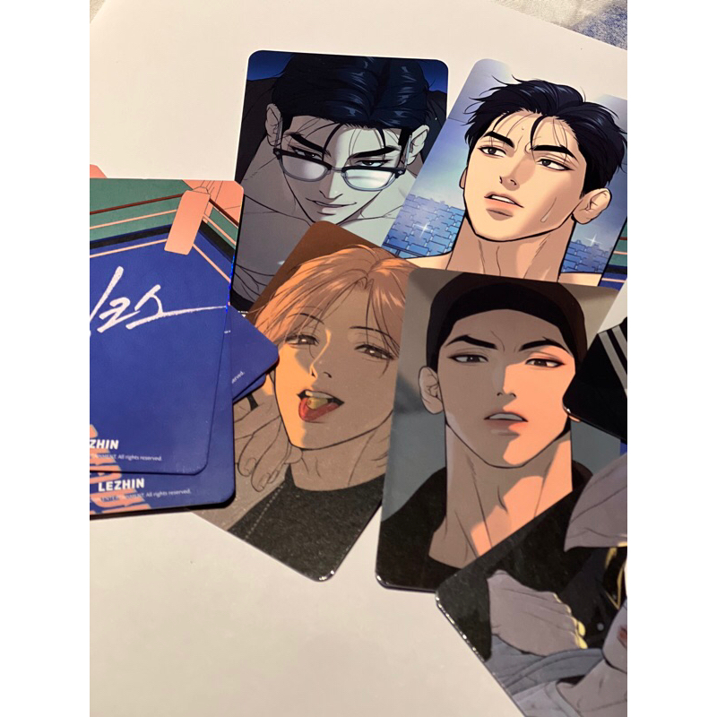 Lezhin Jinx PC Photocard 스 Mingwa BL Manhwa Webtoon
