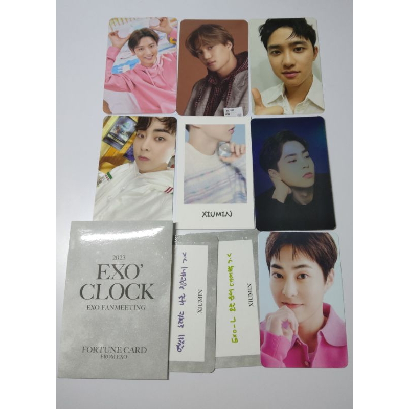 Photocard pc exo chanyeol kai kyungsoo xiumin