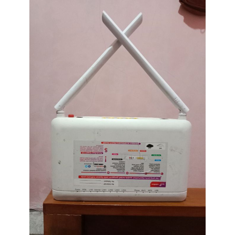 สําหรับ ONU GPON ZXHN F670L, Wi-Fi AC1200, Dual Band, สภาพเสียหาย