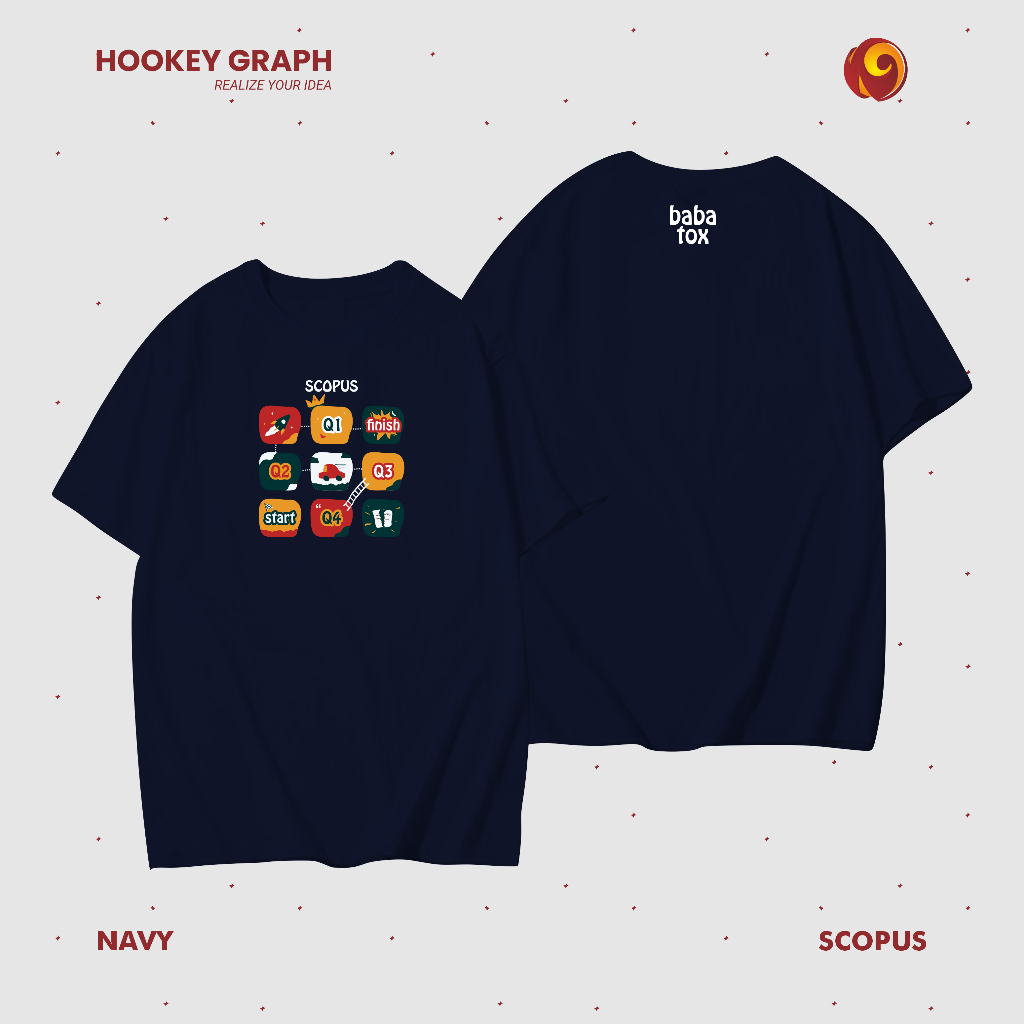 เสื้อยืด UNISEX SCOPUS DISTRO สําหรับผู้ชายและผู้หญิง | ดิสโทร ดิสโทร | RESEARCH SERIES