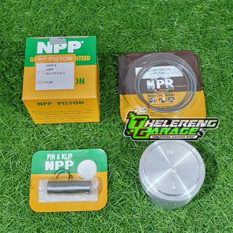ชุดลูกสูบ Mio 63.5 64 64.5 65 Pin 15 TYPE MIO NPP 5 PISTON KIT MIO NPP ORIGINAL THELERENG_GARAGE SHO