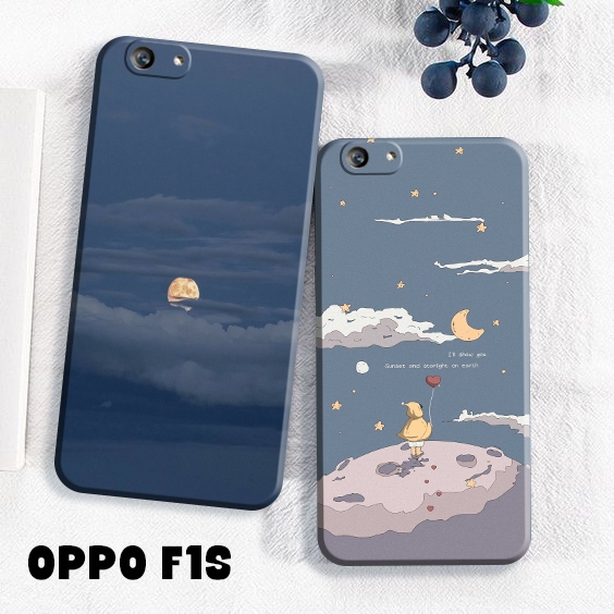 เคสโทรศัพท์ HP - Oppo F1S - เคสโทรศัพท์ - Oppo F1S - External_ac - Blue Wallpaper Motif Case - เคสแฟ