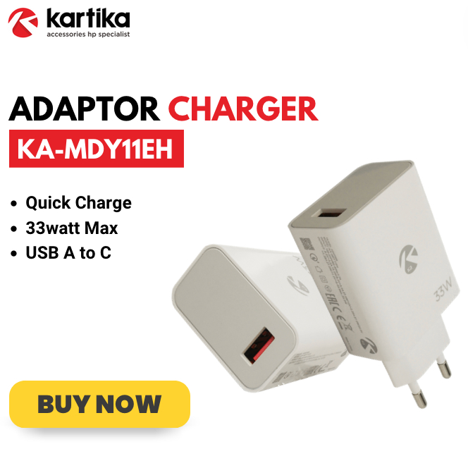 KARTIKA KA-MDY11EH เครื่องชาร์จสําหรับเดินทางรองรับการชาร์จอย่างรวดเร็ว