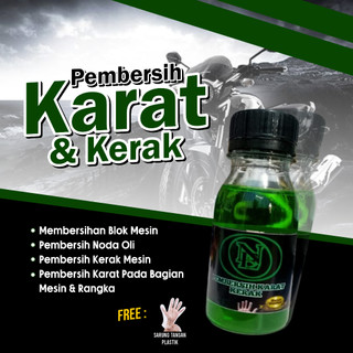 PEMBERSIH KARAT BLOK MESIN PEMBERSIH KERAK KENALPOT MOTOR 30 ML