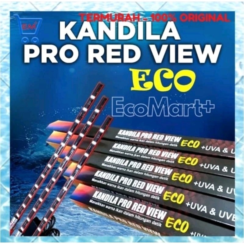 Kandila PRO RED View ECO 300V ฟรีไฟตู้ปลา LED PARALON PIPE T4 ไฟใต้น้ํา