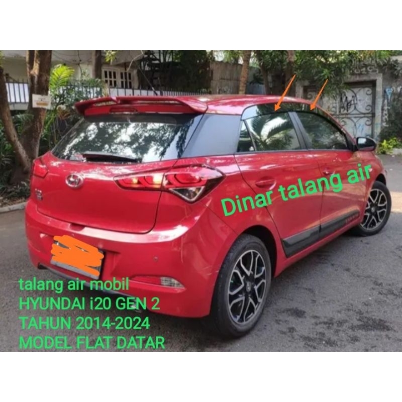 HYUNDAI i20 GEN 2 รางน้ํารถ 2014-2024 FLAT MODEL 4 ประตู QUALITY