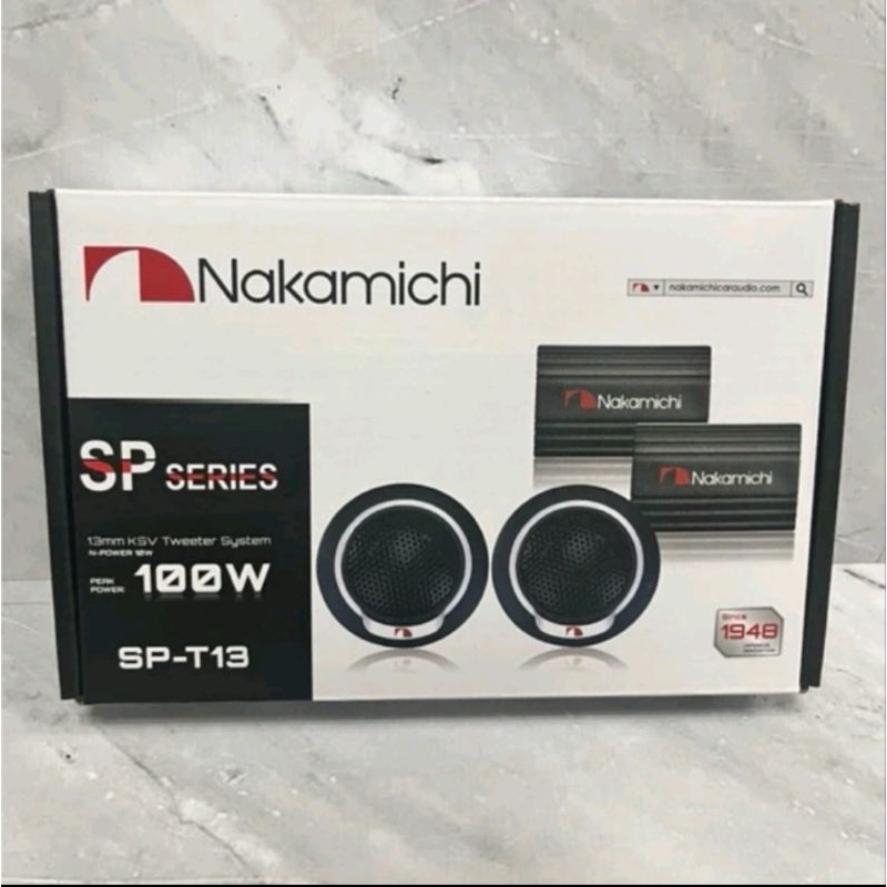 Nakamichi sp t13 sp series ลําโพงทวีตเตอร์รถยนต์ 100 วัตต์ รุ่นใหม่ ของแท้ รับประกันอย่างเป็นทางการ