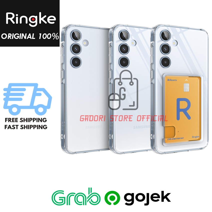 Samsung Galaxy A55 5G / A35 5G Ringke Fusion Hybrid Card Slot Holder Clear Casing