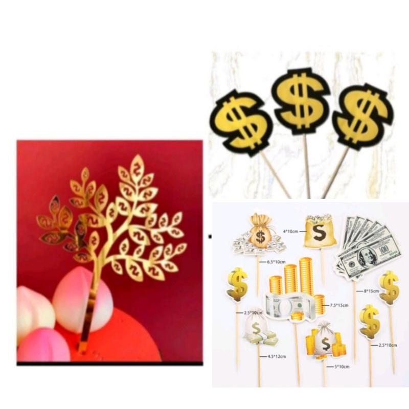 Dollar Topper ตกแต่งเค้ก Dollar Money Topper