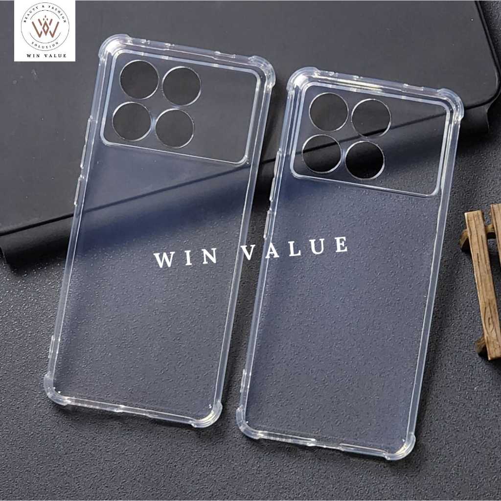 Poco X4 Pro 4G Poco X5 Pro Poco X6 Pro 5G Softcase ถุงลมนิรภัย Anticrack หนากรณี Clear Poco X4 Pro 4
