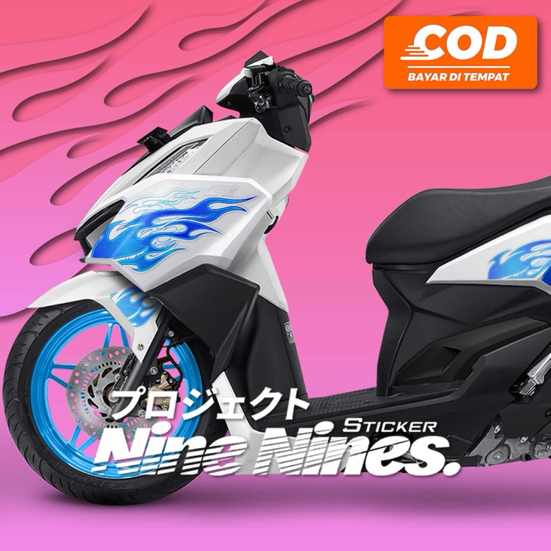 Striping Vario 160 สติ๊กเกอร์ Vario 160 สติ๊กเกอร์ตัด Vario 160 2022 - สติ๊กเกอร์อุปกรณ์มอเตอร์ไซค์ Honda Vario ใหม่ Schotlite ตัดสติกเกอร์ Striping