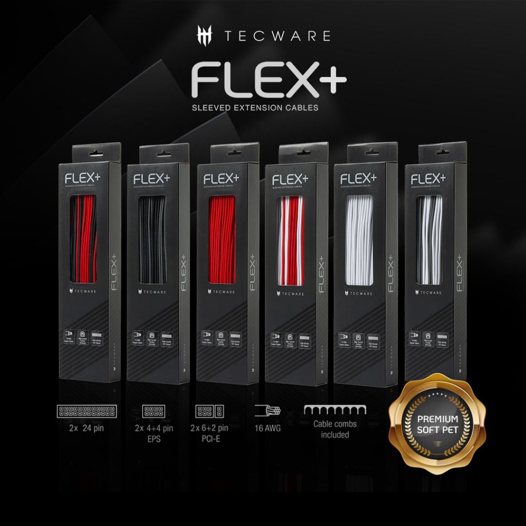 ชุดต่อขยาย TECWARE FLEX PLUS PSU (สายจ่ายไฟ 5 ชิ้น)