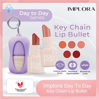 Implora Day to Day Series Key Chain Lip Bullet - Lipstick Implora Free Key Chain
