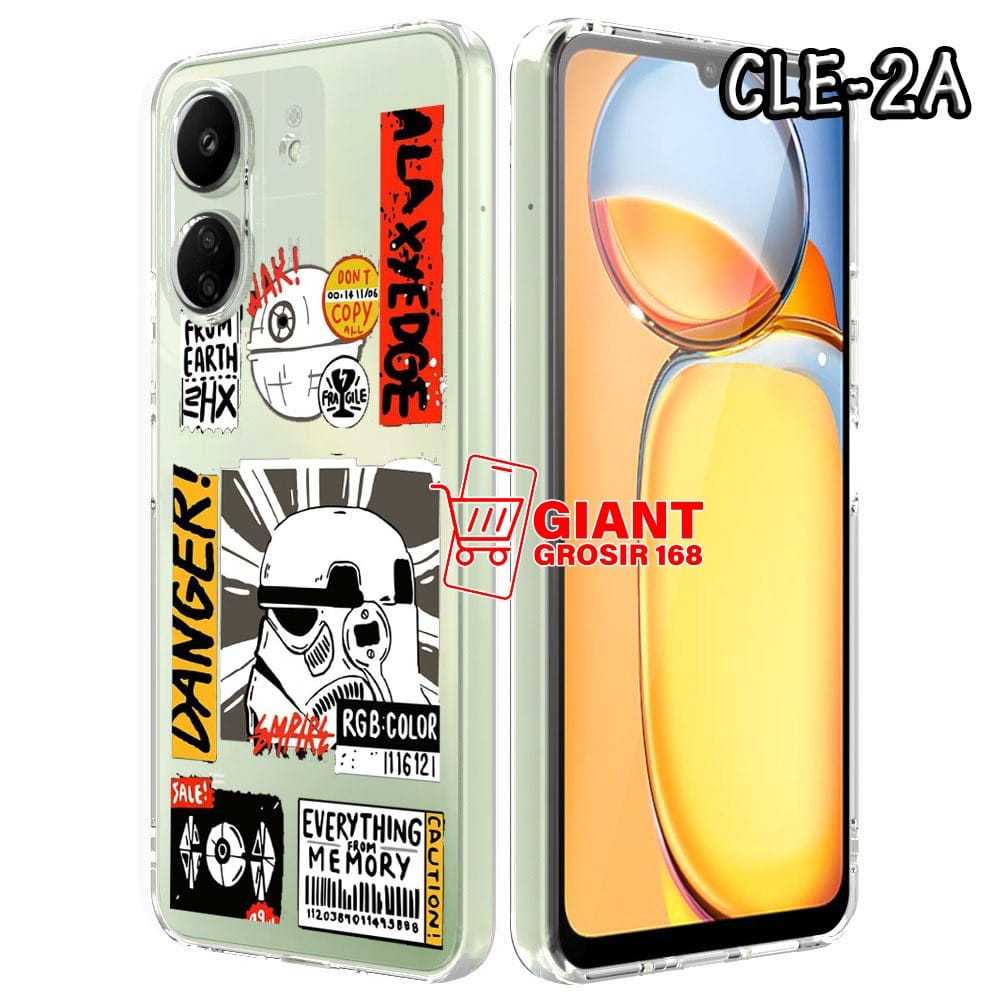 Poco C75 Poco C65 Softcase Clear Case Image CLE02 Clear Case Picture Poco C75 Poco C65