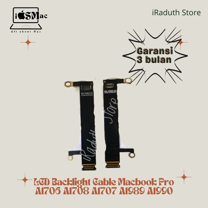 สายไฟแบ็คไลท์ LCD Macbook Pro A1706 A1708 A1707 A1989 A1990