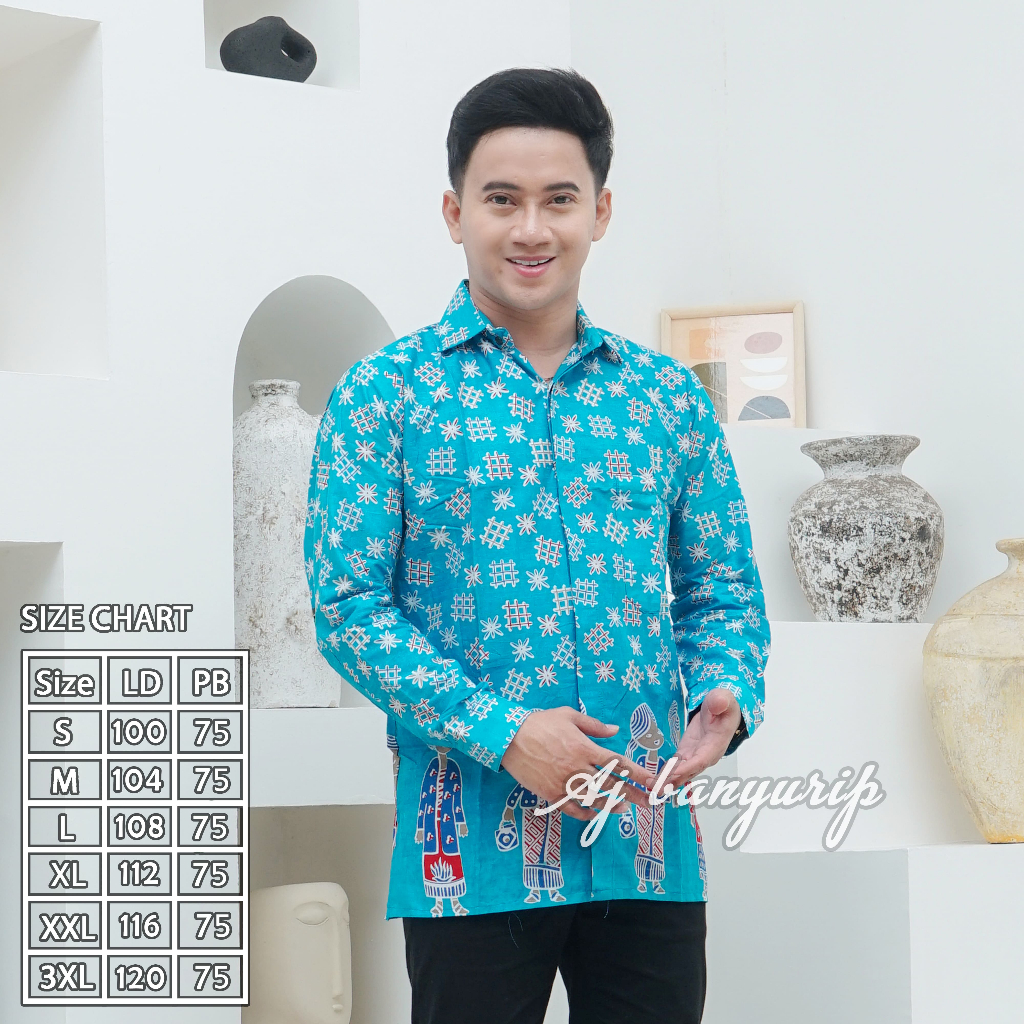 KEMEJA KATUN เสื้อบาติกจัมโบ้ลาย Mbok Rondo ใหม่ล่าสุด Cotton LD 120cm น้ําหนักสูงสุด 90KG WITHOUT F