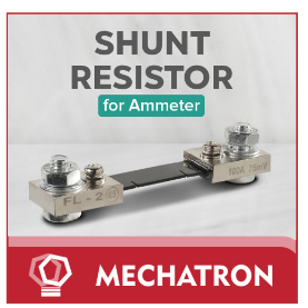 Shunt Resistor 75mV สําหรับแอมป์มิเตอร์ Ampere Meter 100A R-Shunt DC