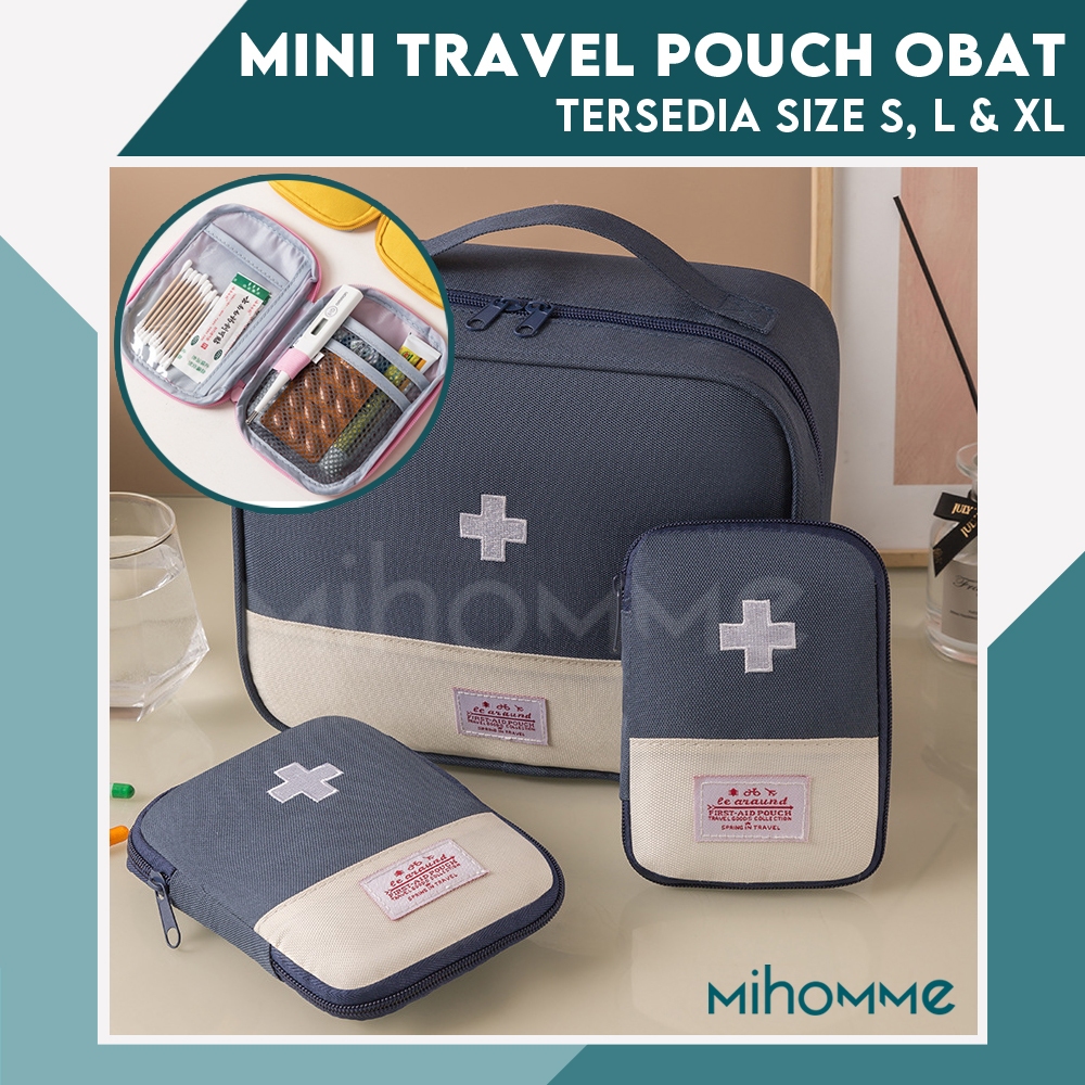 Travel Mini Pouch Medicine Bag Wallet Storage Place P3K กระเป๋ายา