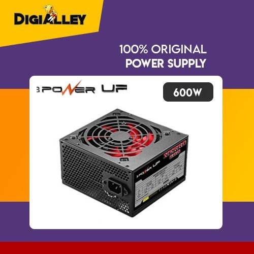 แหล่งจ่ายไฟ Power Up NERRO 600 WATT PSU 600 วัตต์ PSU 600W