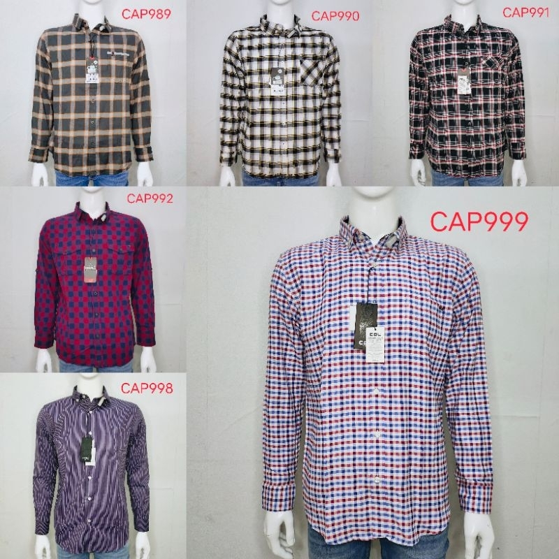 KEMEJA Cardinal CDL เสื้อเชิ้ตผู้ชาย CAP989 CAP990 CAP991 CAP992 CAP998 CAP999